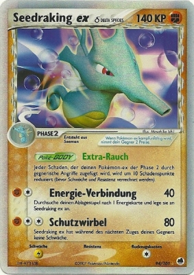Seedraking ex 94 — EX Dragon Frontiers (German Pokémon TCG card)