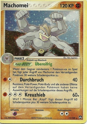 Machomei 11 — EX Power Keepers (German Pokémon TCG card)