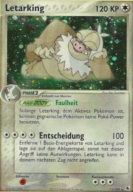 Letarking 13 — EX Power Keepers (German Pokémon TCG card)
