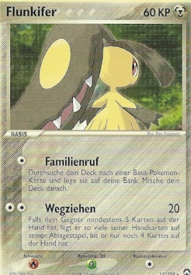 Flunkifer 17 — EX Power Keepers (German Pokémon TCG card)