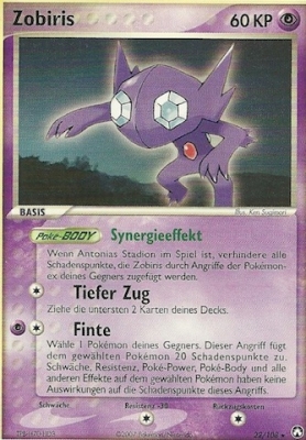 Zobiris 22 — EX Power Keepers (German Pokémon TCG card)