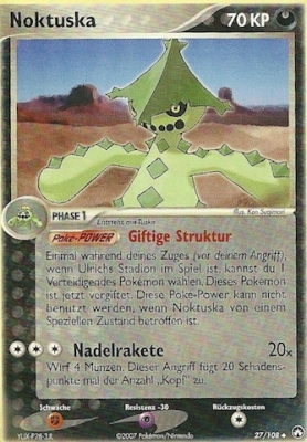Noktuska 27 — EX Power Keepers (German Pokémon TCG card)