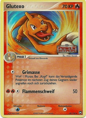 Glutexo 28 — EX Power Keepers (German Pokémon TCG card)