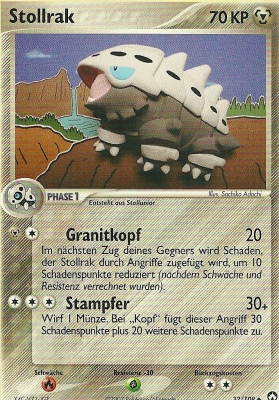 Stollrak 32 — EX Power Keepers (German Pokémon TCG card)