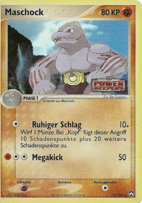 Maschock 33 — EX Power Keepers (German Pokémon TCG card)