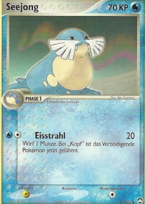 Seejong 37 — EX Power Keepers (German Pokémon TCG card)
