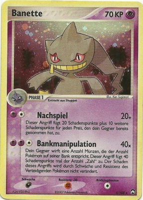 Banette 4 — EX Power Keepers (German Pokémon TCG card)