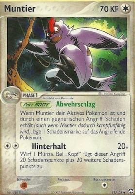 Muntier 41 — EX Power Keepers (German Pokémon TCG card)