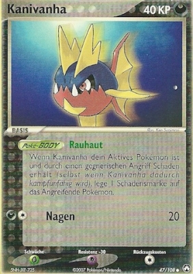 Kanivanha 47 — EX Power Keepers (German Pokémon TCG card)