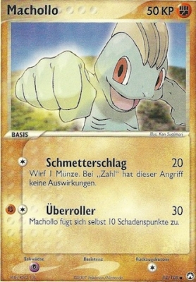 Machollo 53 — EX Power Keepers (German Pokémon TCG card)