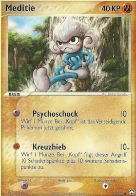 Meditie 55 — EX Power Keepers (German Pokémon TCG card)