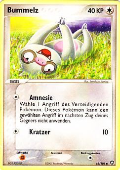 Bummelz 63 — EX Power Keepers (German Pokémon TCG card)