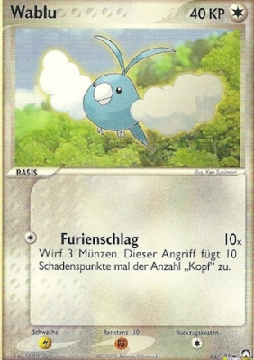 Wablu 66 — EX Power Keepers (German Pokémon TCG card)