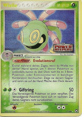 Wielie 7 — EX Power Keepers (German Pokémon TCG card)