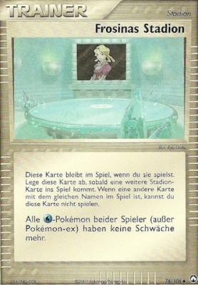 Frosinas Stadion 76 — EX Power Keepers (German Pokémon TCG card)