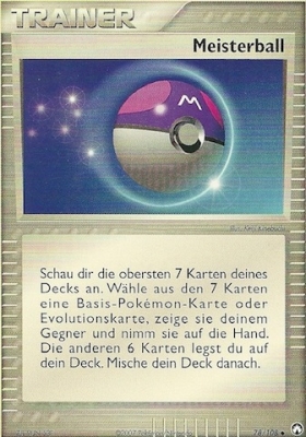 Meisterball 78 — EX Power Keepers (German Pokémon TCG card)