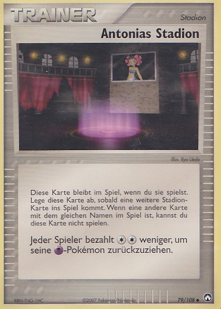 Antonias Stadion 79 — EX Power Keepers (German Pokémon TCG card)