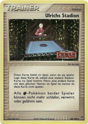 Ulrichs Stadion 82 — EX Power Keepers (German Pokémon TCG card)