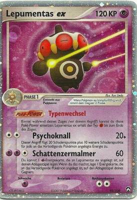 Lepumentas ex 93 — EX Power Keepers (German Pokémon TCG card)