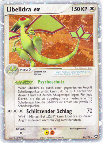 Libelldra ex 94 — EX Power Keepers (German Pokémon TCG card)