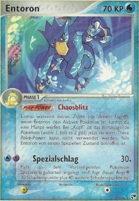Entoron 17 — EX Sandsturm (German Pokémon TCG card)