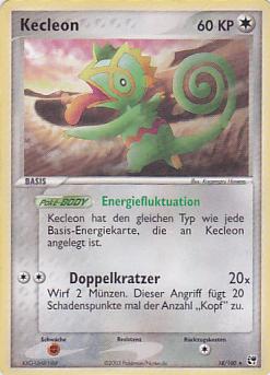 Kecleon 18 — EX Sandsturm (German Pokémon TCG card)