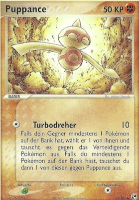 Puppance 32 — EX Sandsturm (German Pokémon TCG card)