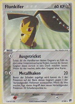Flunkifer 9 — EX Sandsturm (German Pokémon TCG card)