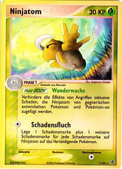 Ninjatom 11 — EX Drache (German Pokémon TCG card)