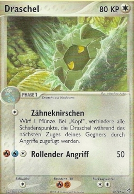 Draschel 20 — EX Drache (German Pokémon TCG card)