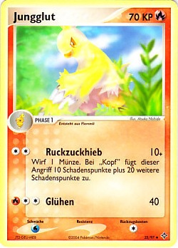 Jungglut 25 — EX Drache (German Pokémon TCG card)