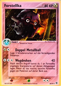 Forstellka 28 — EX Drache (German Pokémon TCG card)
