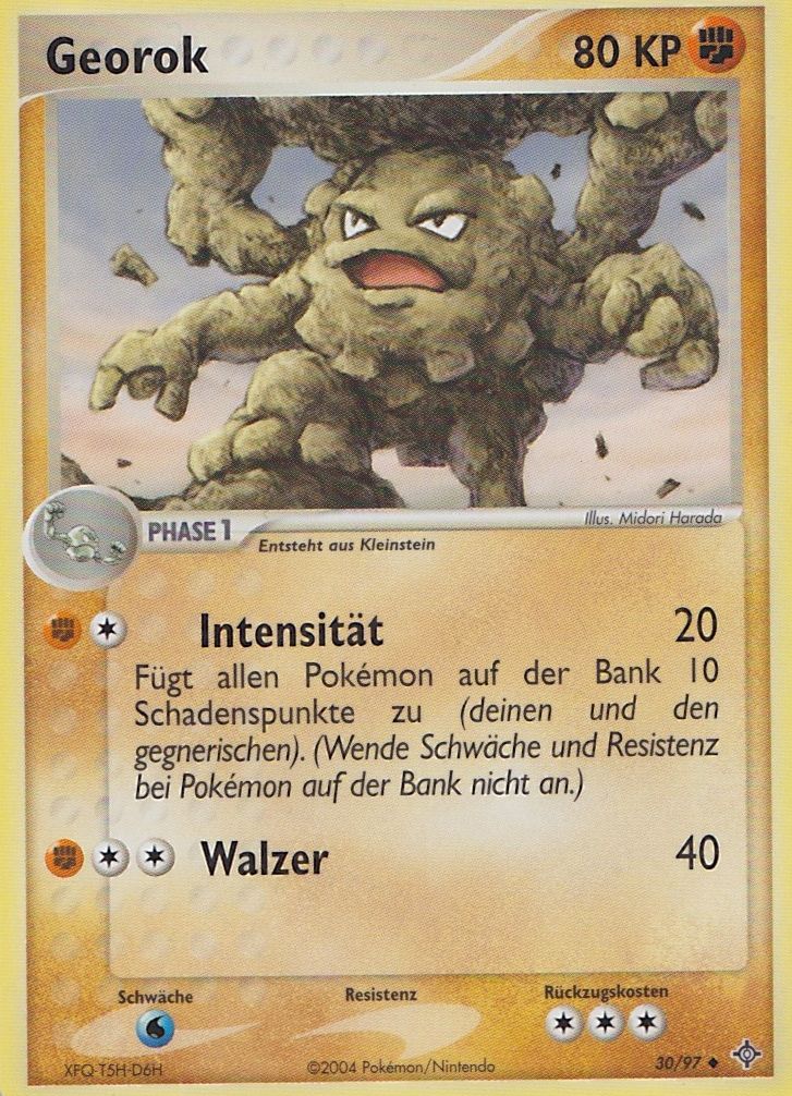 Georok 30 — EX Drache (German Pokémon TCG card)