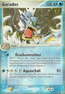 Garados 32 — EX Drache (German Pokémon TCG card)