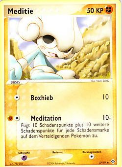 Meditie 37 — EX Drache (German Pokémon TCG card)