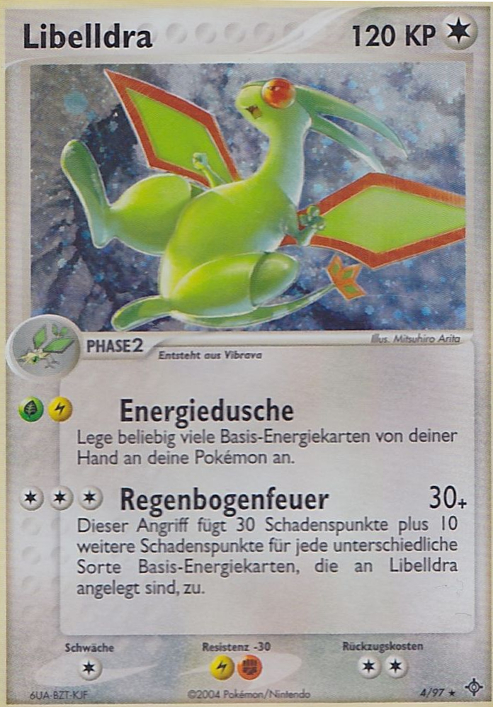 Libelldra 4 — EX Drache (German Pokémon TCG card)