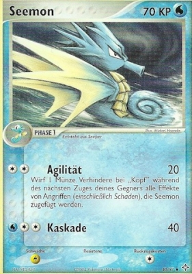 Seemon 40 — EX Drache (German Pokémon TCG card)