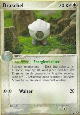 Draschel 41 — EX Drache (German Pokémon TCG card)