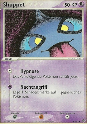 Shuppet 43 — EX Drache (German Pokémon TCG card)