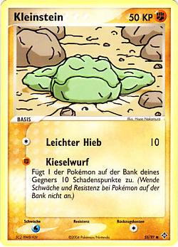 Kleinstein 55 — EX Drache (German Pokémon TCG card)