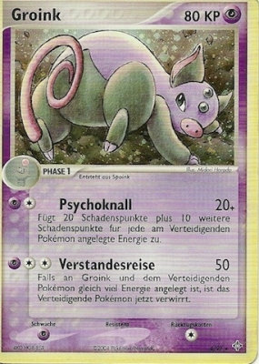 Groink 6 — EX Drache (German Pokémon TCG card)
