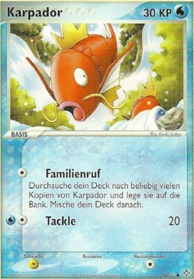 Karpador 60 — EX Drache (German Pokémon TCG card)