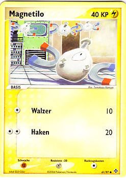 Magnetilo 61 — EX Drache (German Pokémon TCG card)