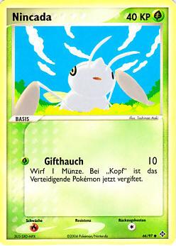 Nincada 66 — EX Drache (German Pokémon TCG card)