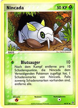 Nincada 68 — EX Drache (German Pokémon TCG card)