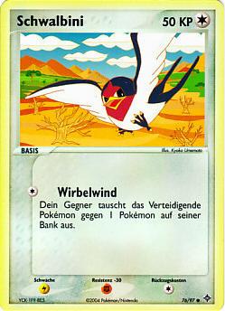 Schwalbini 76 — EX Drache (German Pokémon TCG card)