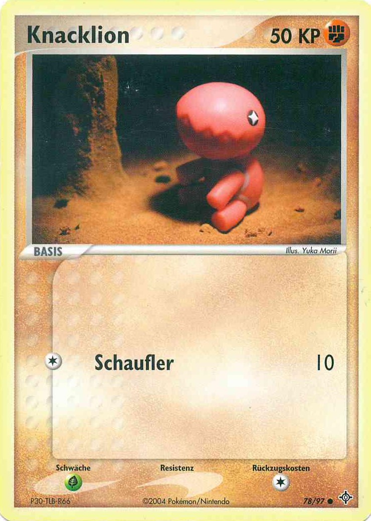 Knacklion 78 — EX Drache (German Pokémon TCG card)
