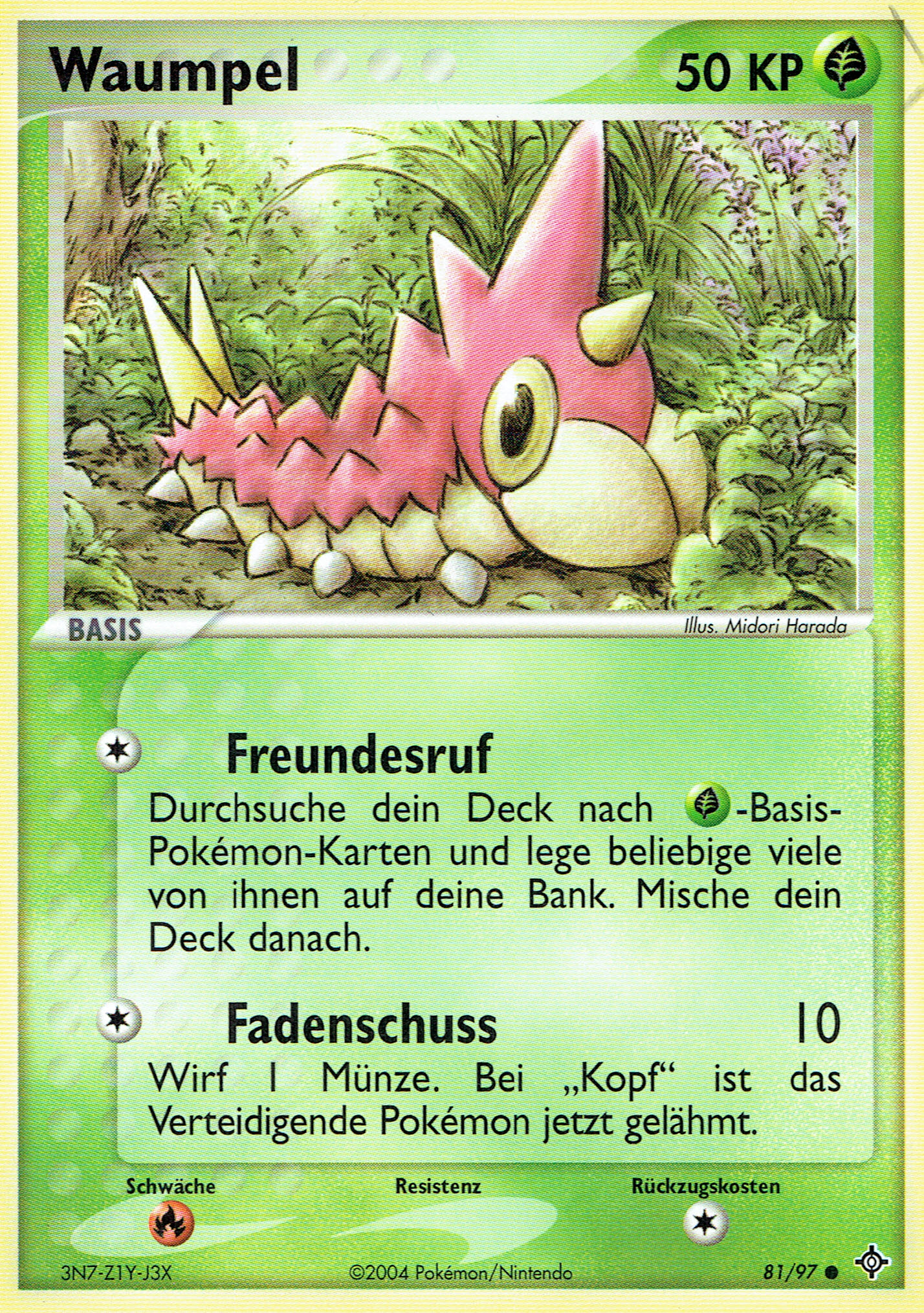 Waumpel 81 — EX Drache (German Pokémon TCG card)