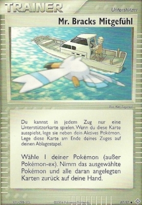 Mr. Bracks Mitgefühl 87 — EX Drache (German Pokémon TCG card)