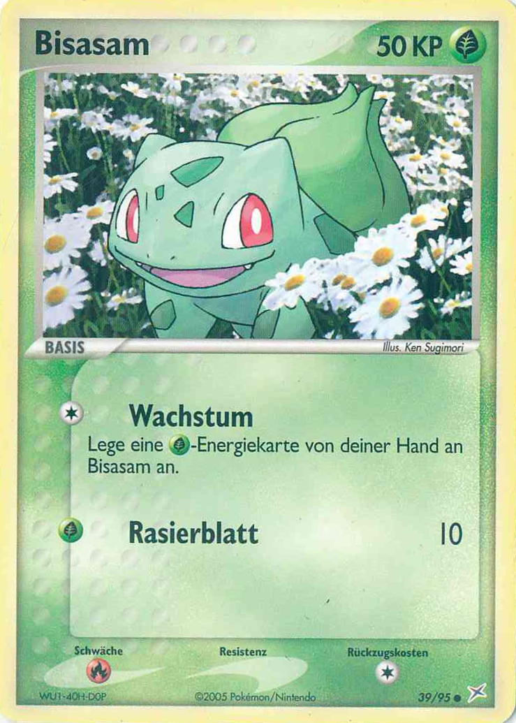 Bisasam 39 — EX Team Magma vs Team Aqua (German Pokémon TCG card)